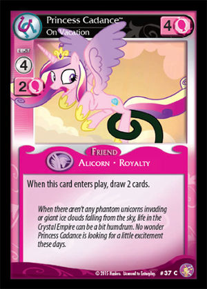 Princess Cadance, On Vacation (FOIL)