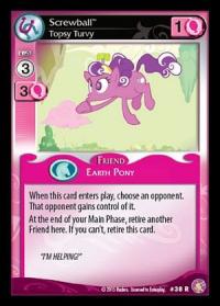 my little pony absolute discord screwball topsy turvy