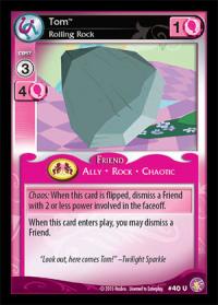 my little pony absolute discord tom rolling rock foil