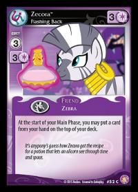 my little pony absolute discord zecora flashing back foil