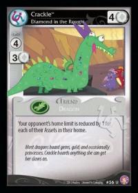my little pony absolute discord crackle diamond in the rough foil