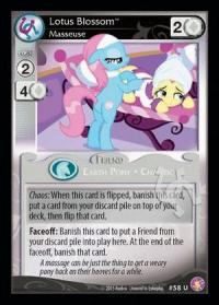 my little pony absolute discord lotus blossom masseuse