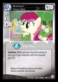 my little pony absolute discord roseluck flower whiz
