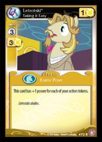 my little pony absolute discord letrotski taking it easy foil