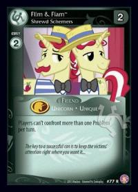 my little pony absolute discord flim and flam shrewd schemers