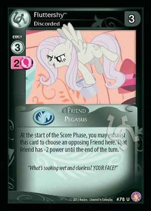 Fluttershy, Discorded