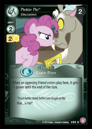 Pinkie Pie, Discorded