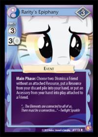 my little pony absolute discord rarity s epiphany foil