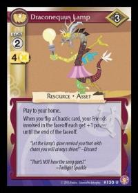 my little pony absolute discord draconequus lamp foil