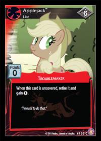 my little pony absolute discord applejack liar