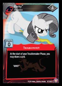 my little pony absolute discord rarity hoarder foil
