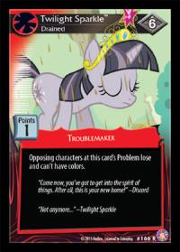 my little pony absolute discord twilight sparkle drained foil