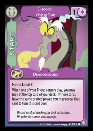 Discord, Give or Take