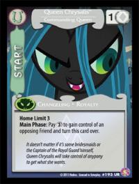 my little pony absolute discord queen chrysalis commanding queen