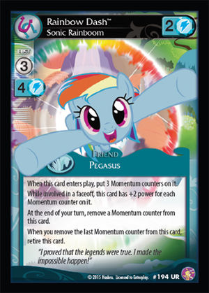 Rainbow Dash, Sonic Rainboom