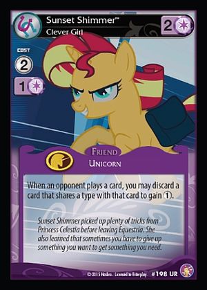 Sunset Shimmer, Clever Girl