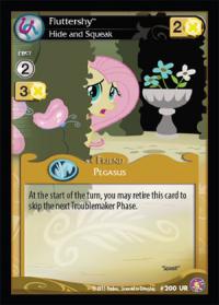 my little pony absolute discord fluttershy hide and squeak