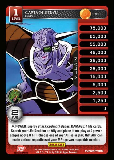 Captain Ginyu, Leader (FOIL)