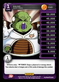 dragonball z base set dbz guldo ginyu force foil