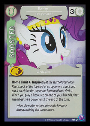 Rarity, Dressmaker 6U (Promo)