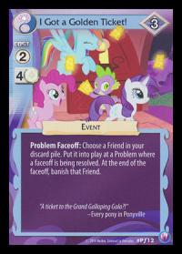 my little pony mlp promos i got a golden ticket