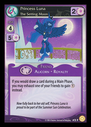 Princess Luna, The Setting Moon