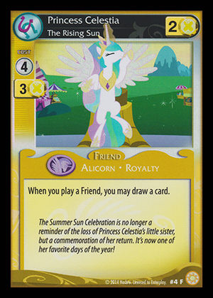 Princess Celestia, The Rising Sun