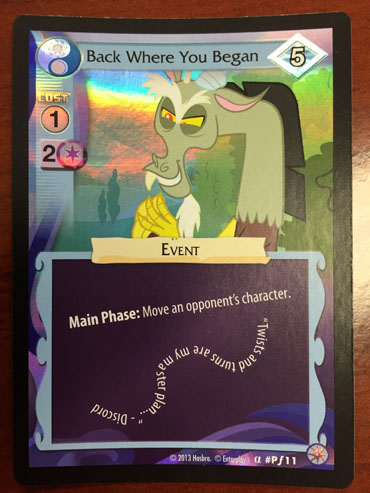 Back Where You Began (Promo Event Foil)