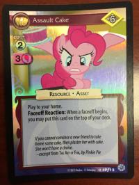 my little pony mlp promos assault cake alternate art