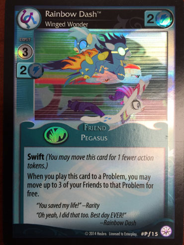 Rainbow Dash, Winged Wonder (Promo)