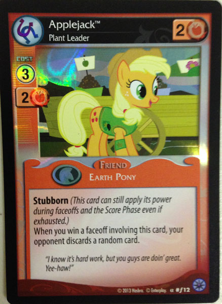 Applejack, Plant Leader (FOIL)