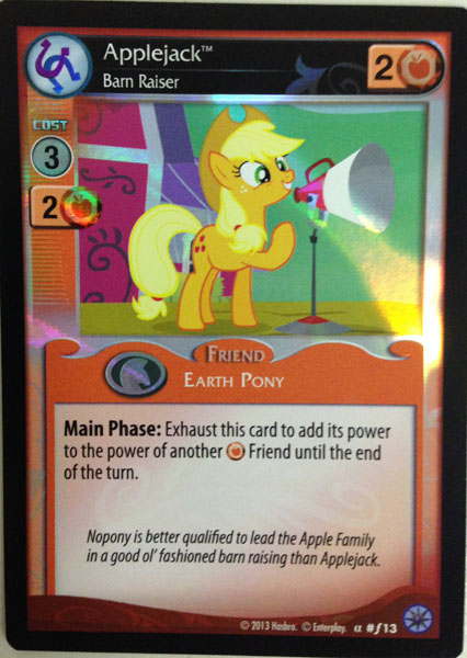 Applejack, Barn Raiser (FOIL)