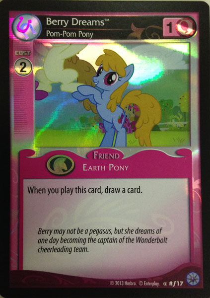 Berry Dreams, Pom-Pom Pony (FOIL)