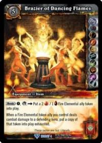 warcraft tcg foil and promo cards brazier of dancing flames
