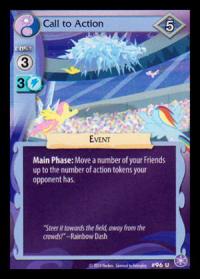 my little pony the crystal games call to action foil