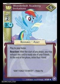 my little pony the crystal games wonderbolt academy invitations