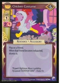 my little pony canterlot nights chicken costume foil