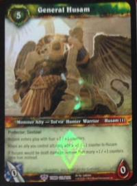 warcraft tcg foil and promo cards general husam foil