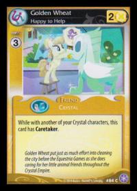 my little pony the crystal games golden wheat happy to help