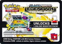 pokemon junk legendary treasures code card