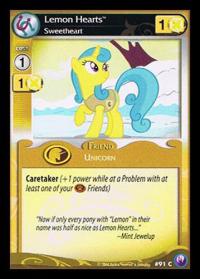 my little pony canterlot nights lemon hearts sweetheart