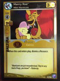 my little pony mlp promos manny roar mild manticore baltimore 2014