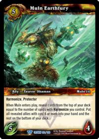 warcraft tcg foil and promo cards muln earthfury foil