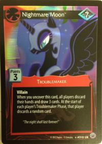 my little pony premiere nightmare moon foil