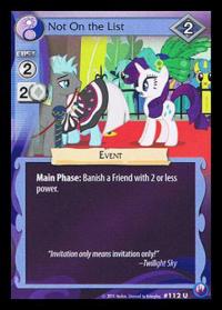 my little pony canterlot nights not on the list