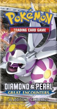 pokemon pokemon booster packs diamond pearl great encounters pack