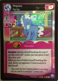 my little pony premiere pinprick pop star foil