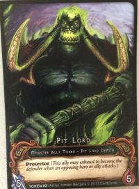 warcraft tcg tokens pit lord token