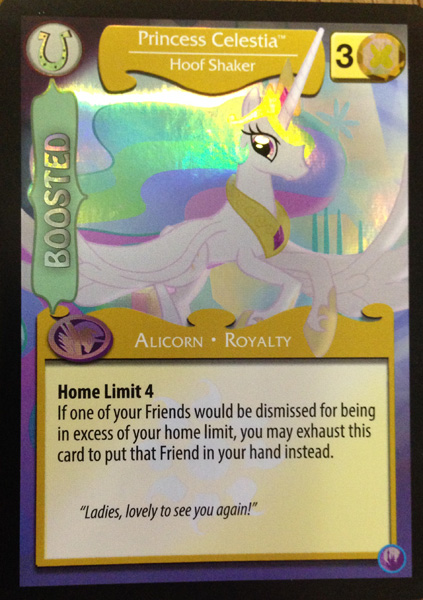Princess Celestia, Hoof Shaker f4a (FOIL)