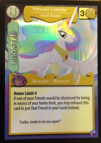 my little pony canterlot nights princess celestia hoof shaker f4a foil